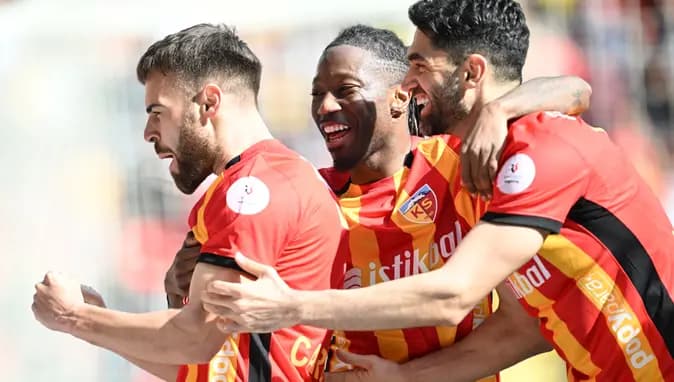 Kaiserspor's 3-1 victory over Başakşehir in the Turkish Super League.