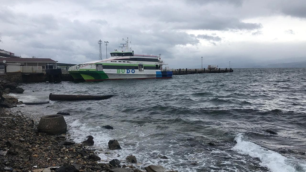 BUDO ferry trips between Istanbul and Bursa canceled due to weather conditions