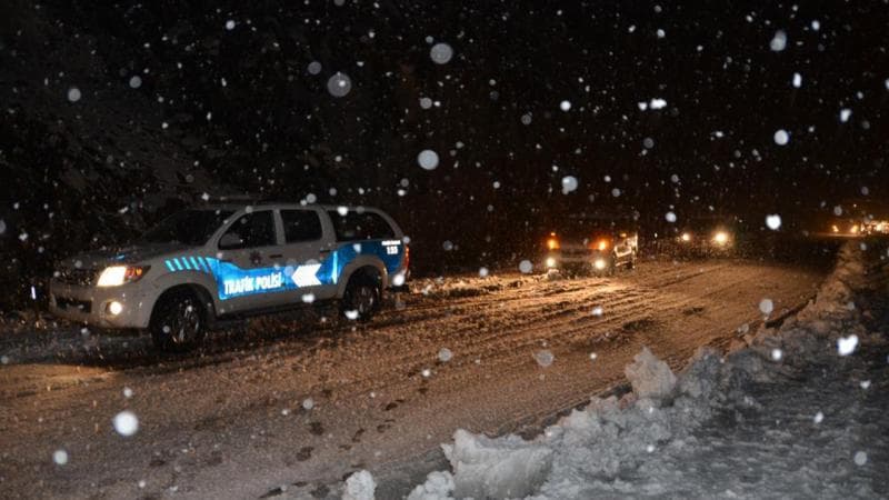Unexpected Snowfall in Antalya During Spring | Full Report from Alacabel Road