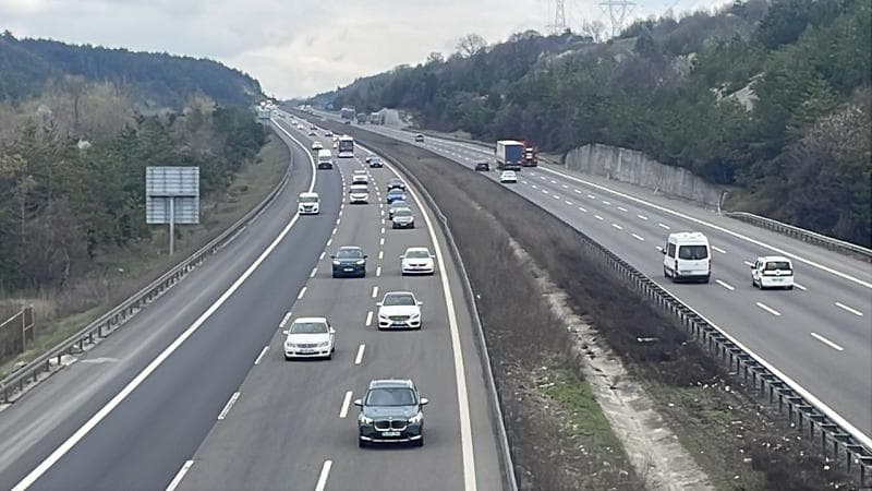 Increased Return Traffic on Anadolu Motorway and Bolu Mountain Tunnel After Holidays