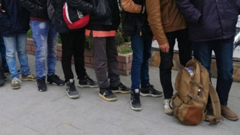 The detention of 1,301 illegal immigrants in Kırklareli.