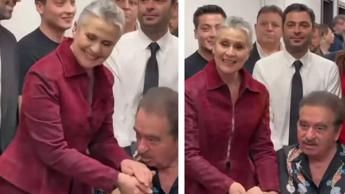 İbrahim Tatlıses’ Hand-Kiss to Gonca Cilasun Becomes Viral Highlight of Film Premiere