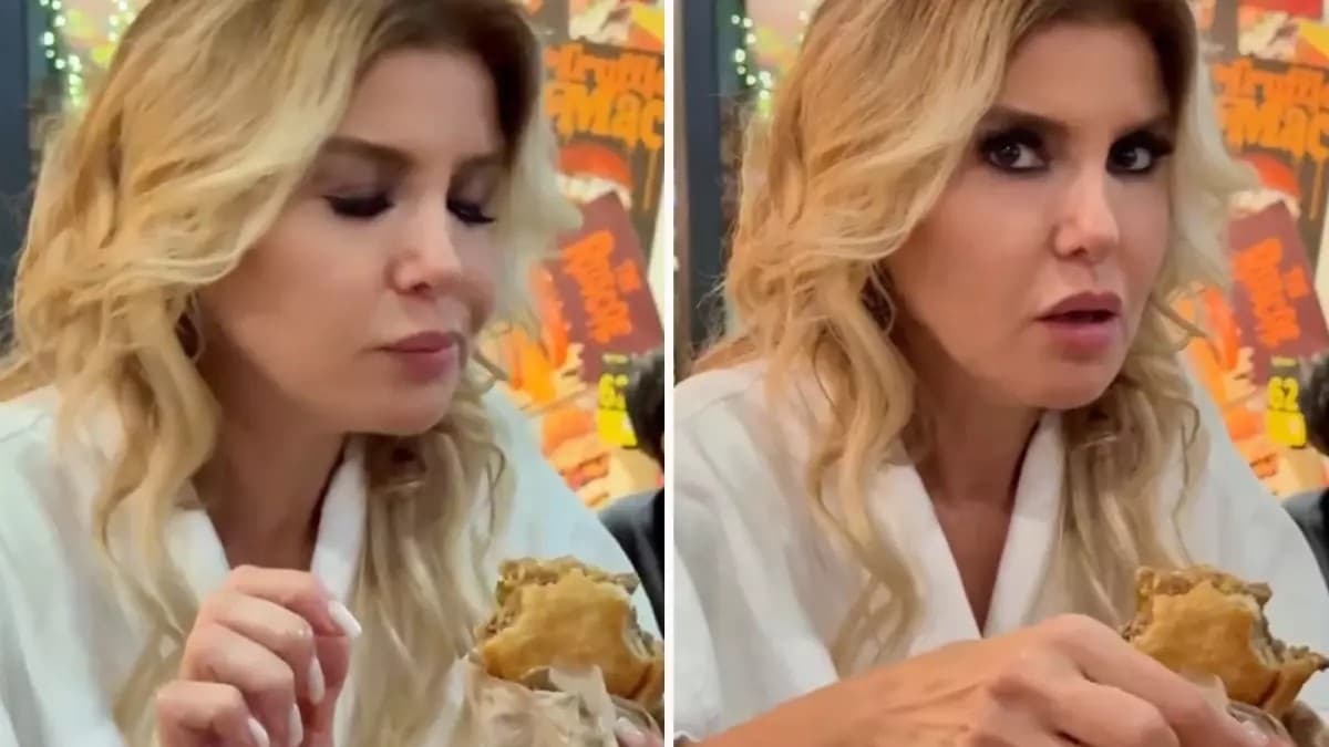 Gülben Ergen spotted enjoying a casual meal in a restaurant